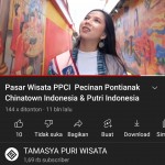 Pasar Wisata PPCI Pecinan Pontianak Chinatown Indonesia